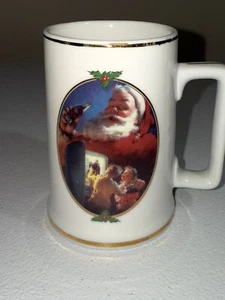 Vintage Coca Cola Santa Claus Christmas Coffee Cup Mug 1996 Collector's Edition - Picture 1 of 6