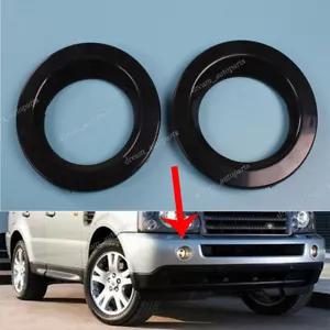 Fits Land Rover Range Rover 2002-09 Fog Light Bezel Cover Ring Pair Left & Right - Bild 1 von 8