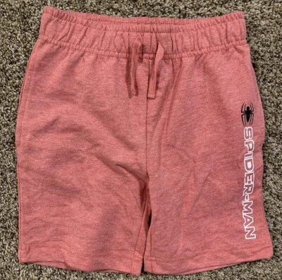 Shorts rosa/salmão masculino Marvel Spiderman. Tamanho: pequeno. - Imagem 1 de 4