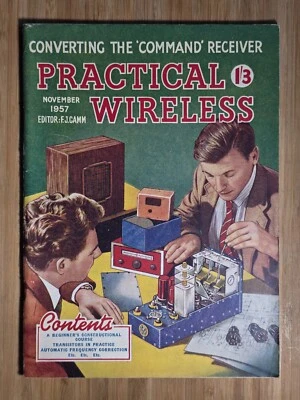 Practical Wireless - magazine / November 1957 - Vintage - Image 1 of 2