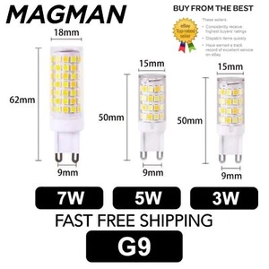 G9 Warm White LED BULBS 3W 5W 7W G9 Halogen Capsule Light Bulb Energy Saving A - Picture 1 of 1