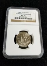 2009-D SMS 25c NGC MS66 Northern Marianas Quarter