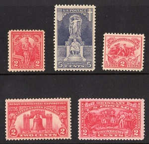 1926 1927 year set 627 628 629 643 644  LH Hinged MNH ** F F/VF VF  VF/XF - Picture 1 of 1
