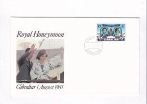 GIBRALTAR ~ LUNA DE MIEL REAL LIMITADA # CUBIERTA PRÍNCIPE CHARLES DAMA DIANA - Imagen 1 de 2