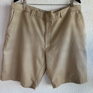 Ben Hogan Golf Shorts Flat Front Casual Chino Khaki Shorts Mens Size 42 - Picture 1 of 7
