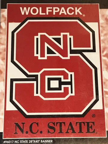NC STATE WOLFPACK Official NCAA Team Logo Premium 28x40 House BANNER Cover