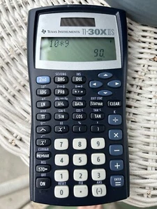 Calculadora solar científica Texas Instrument TI-30X IIS 2 líneas de doble alimentación negra - Imagen 1 de 4