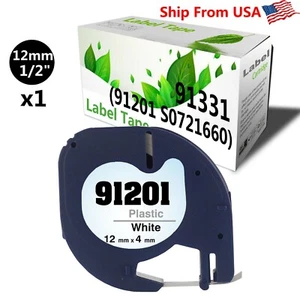 1 PK 91201 Rubinetto per etichette usato per Dymo Label Writer 400 Duo (nero su bianco) - Foto 1 di 1