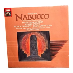 Verdi - Nabucco - cross Section - Manuguerra / Scotto/Muti Etc LP - Picture 1 of 3