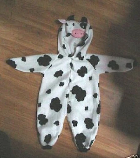 BOYS OR GIRLS~COW~ HALLOWEEN~COSTUME~DRESS UP~6-9 M0'S - Image 1 of 1