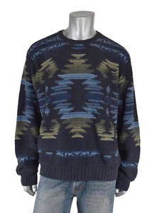 Ralph Lauren Polo Sport Vintage Hand Knit Southwestern Aztec Sweater XXL New - Picture 1 of 4