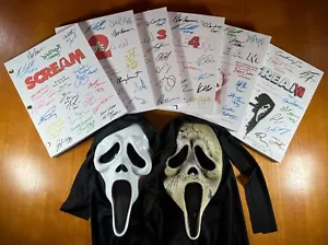 Scream 1-6 Script Bundle- Signed- Autograph Reprints- 6 Scripts!- Ghost Face - Picture 1 of 13