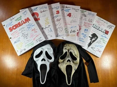 Scream 1-6 Script Bundle- Signed- Autograph Reprints- 6 Scripts!- Ghost Face - Image 1 of 4