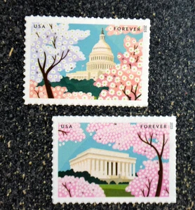 2015USA #4982-4983 Forever Gifts of Friendship Joint Issue Japan 2 Singles Mint - Picture 1 of 1