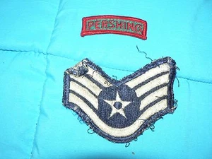 Prendedor de uniforme militar de Estados Unidos de la Segunda Guerra Mundial en cintas de medalla rayas barras rango - Imagen 1 de 1