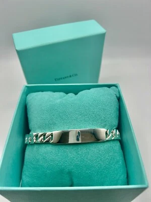 Tiffany & Co. Man’s Sterling Silver ID Bracelet, 8 1/4” Long - Image 1 of 4