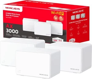 Halo H3000X3-pack TP-Link WiFi Mesh Routeur WiFi 6 Bi-Bande AX3000Mbps Couver... - Photo 1/8
