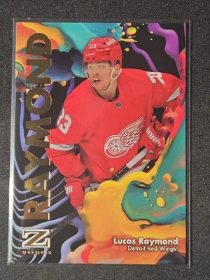24-25 Skybox Metal Universe Lucas Raymond Z Force 🚨🚨🚨 Detroit Red Wings  - Image 1 of 2