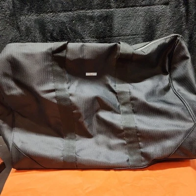 Giorgio Armani Parfums Duffel Duffle Bag Gym Black Weekend Sport Travel - Image 1 of 4