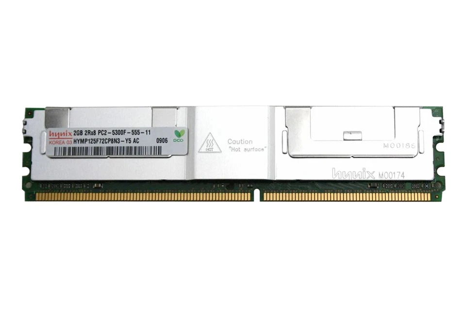 RAM Hynix 2GB 2Rx8 PC2-5300F DDR2 FBDIMM 667MHz HYMP125F72CP8N3-Y5 - Image 1 of 1