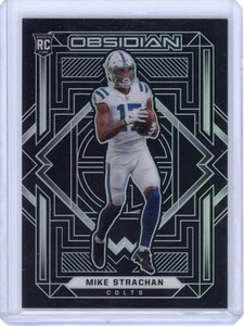 MIKE STRACHAN 2021 PANINI OBSIDIAN SILVER #192 ROOKIE INDIANAPOLIS COLTS - Picture 1 of 2