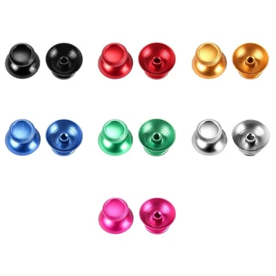 2Pcs Metal Thumbstick Cap Aluminum Thumbsticks Analogue for P4/P5/XB One - Bild 1 von 4