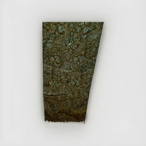 Long Rectangular Paisley Scarf Green Black Tassels 64" in Great Condition - Picture 1 of 4