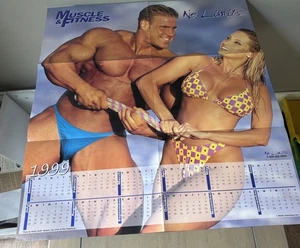 Jay Cutler W/ Female - Muscle & Fitness Bodybuilding Magazine 1999 Poster - Picture 1 of 2