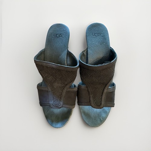 Zoccoli in legno mosaico UGG Issa taglia 8 US