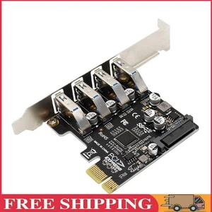 4-portowy zewnętrzny kontroler USB3 PCIe PCI-E Extender Karta adaptera do komputera - Zdjęcie 1 z 11