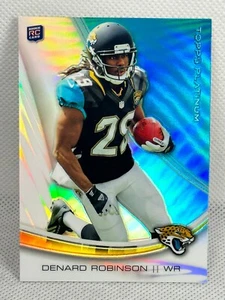 2013 Topps Platinum 112 Denard Robinson RC Rookie Refractor Jacksonville Jaguars - Imagen 1 de 2