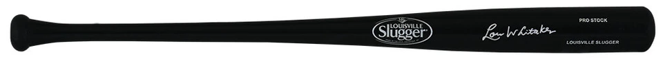 Lou Whitaker Signed Louisville Slugger Pro Stock Black Baseball Bat - (SS COA) - Image 1 of 2