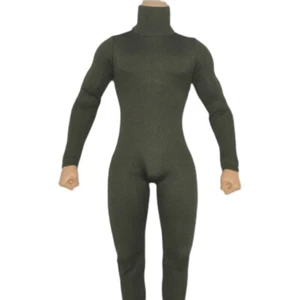 TBL Soldier 1/6 Scale High Collar Black Bodysuit Model for 12" PHICEN Male Body - Picture 1 of 3