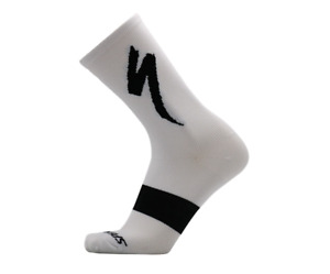 Specialized SL Tall Socks S-Works Cycling Socks UK SIZE 39-44 _ White..