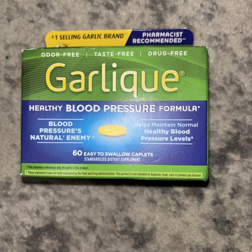 Garlique Healthy BLOOD Pressure Supplement Garlic1800 Mcg Allicin 60Ct EXP 6/24 eBay