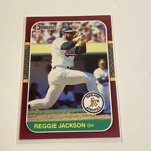 1987 Donruss Opening Day - Reggie Jackson #22 - Baseball Trading Card - Picture 1 of 2