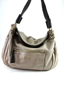 Giorgio Armani Beige Leder Hobo Tasche - Bild 1 von 10