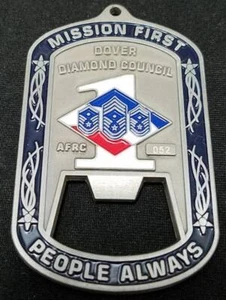 USAF 512th Air wing Diamond Award 2.5" Bottle Opener - Picture 1 of 2