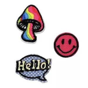 BP Nordstrom NWT Assorted 3-Pack Expression Iron On Patches - Picture 1 of 5