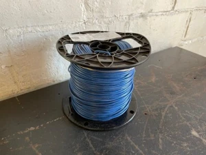 CAROL Machine Tool Wire, 76502.18.16, 1YRB2, 18 AWG, Light Blue, 500' Long, 600V - Picture 1 of 2