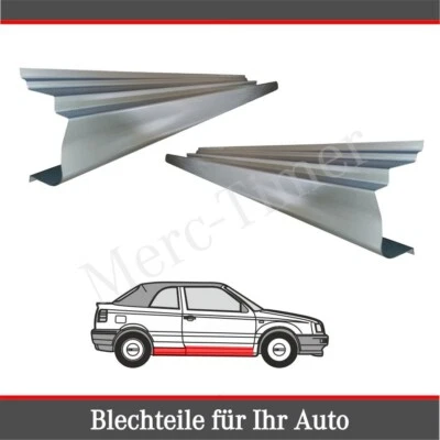 Volkswagen Golf III Cabrio 1993-1998 Reparaturblech Seiten Schweller Paar L+R - Bild 1 von 4