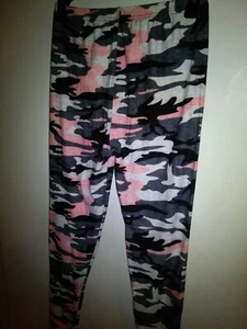 Damen Jesse's Mädchen Leggings Rosa Camoflauge S/M - Bild 1 von 2