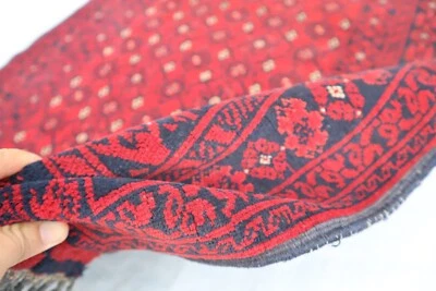 3x13 ft Afghan Bakhtyari Design Runner, 80x380 cm Hand Knotted Wool Runner Rug - Image 1 of 4