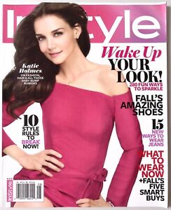 INSTYLE MAGAZINE AUG 2011 KATIE HOLMES WAKE UP YOUR LOOK FALL SHOES  Z2450
