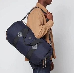 Polo Ralph Lauren Men's Travel/ Gym Duffel Canvas Bag Navy/Black MSRP $168 - Picture 1 of 4