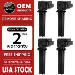 4x Ignition Coils for Chevrolet Cobalt Saturn lon 2004-2007 Sedan Coupe L4 2.0L - Picture 1 of 5