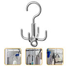 Convenient 4-Claw Scarf Hook Rotation Purse Hanger