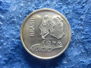 BRAZIL 20 CRUZEIROS 1972, KM583 AU patina - Picture 1 of 2