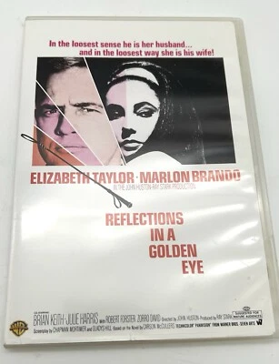 Reflections In A Golden Eye DVD Elizabeth Taylor Marlon Brando NR Widescreen  - Image 1 of 4