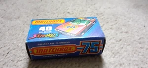 MATCHBOX SUPERFAST 40 GUILDSMAN REPRODUCTION PICTURE EMPTY BOX - Picture 1 of 7